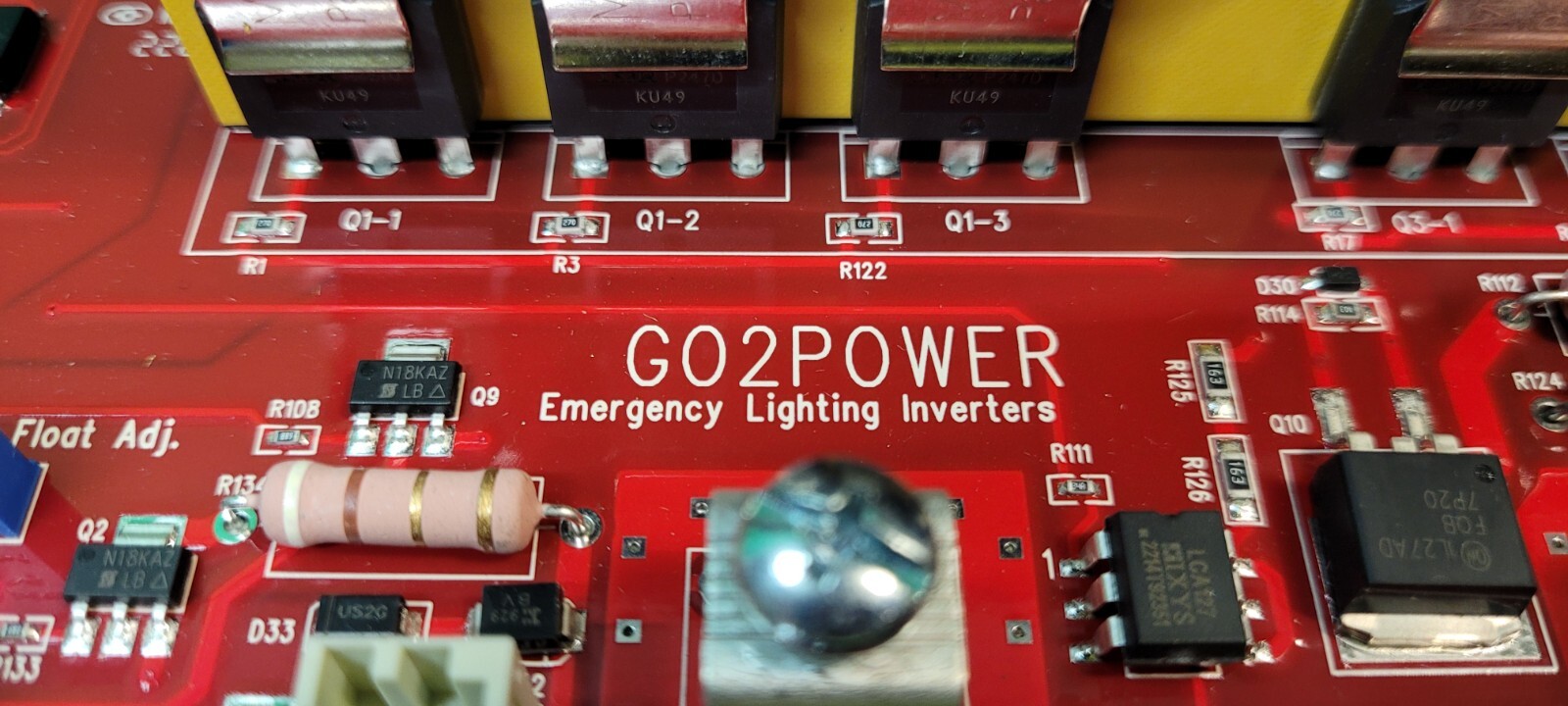 Go2Power A250132 2.2KW – 3KW Single-Phase 4KW/5KW Multi-Phase Inverter Board