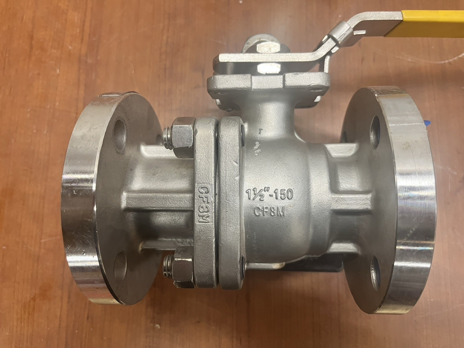 FLOW-TEK SS F15 1-1/2″ stainless VALVE 1-1/2-150 CF8M TFM-1600 275PSI 316 flange