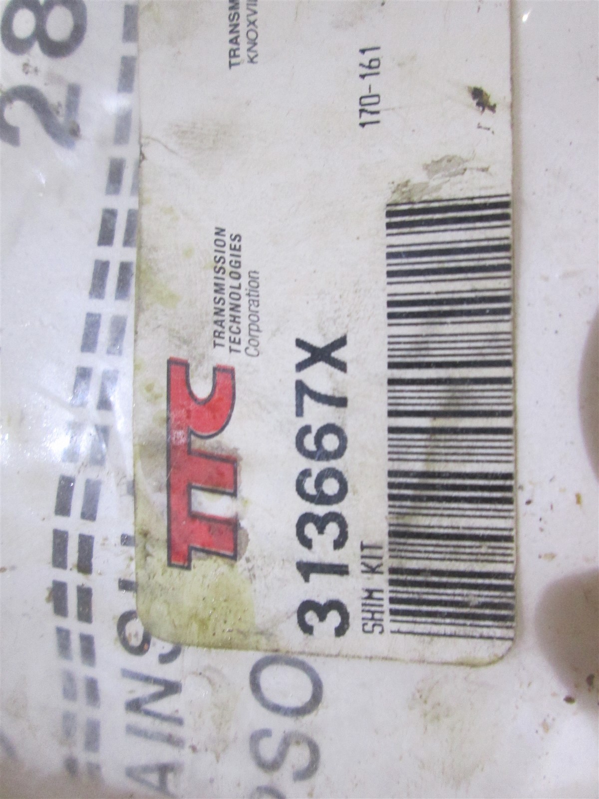TTC Transmission Shim Kit 313667X Spicer Service Bulletin 2825