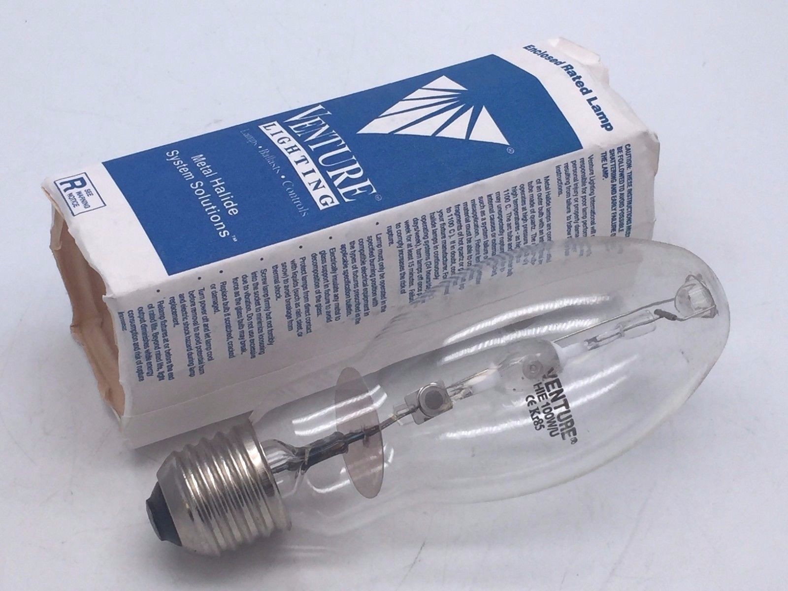 Venture HIE 100W/U Metal Halide Lamp 100W E27 Kr85 Cool White 840 Clear x20