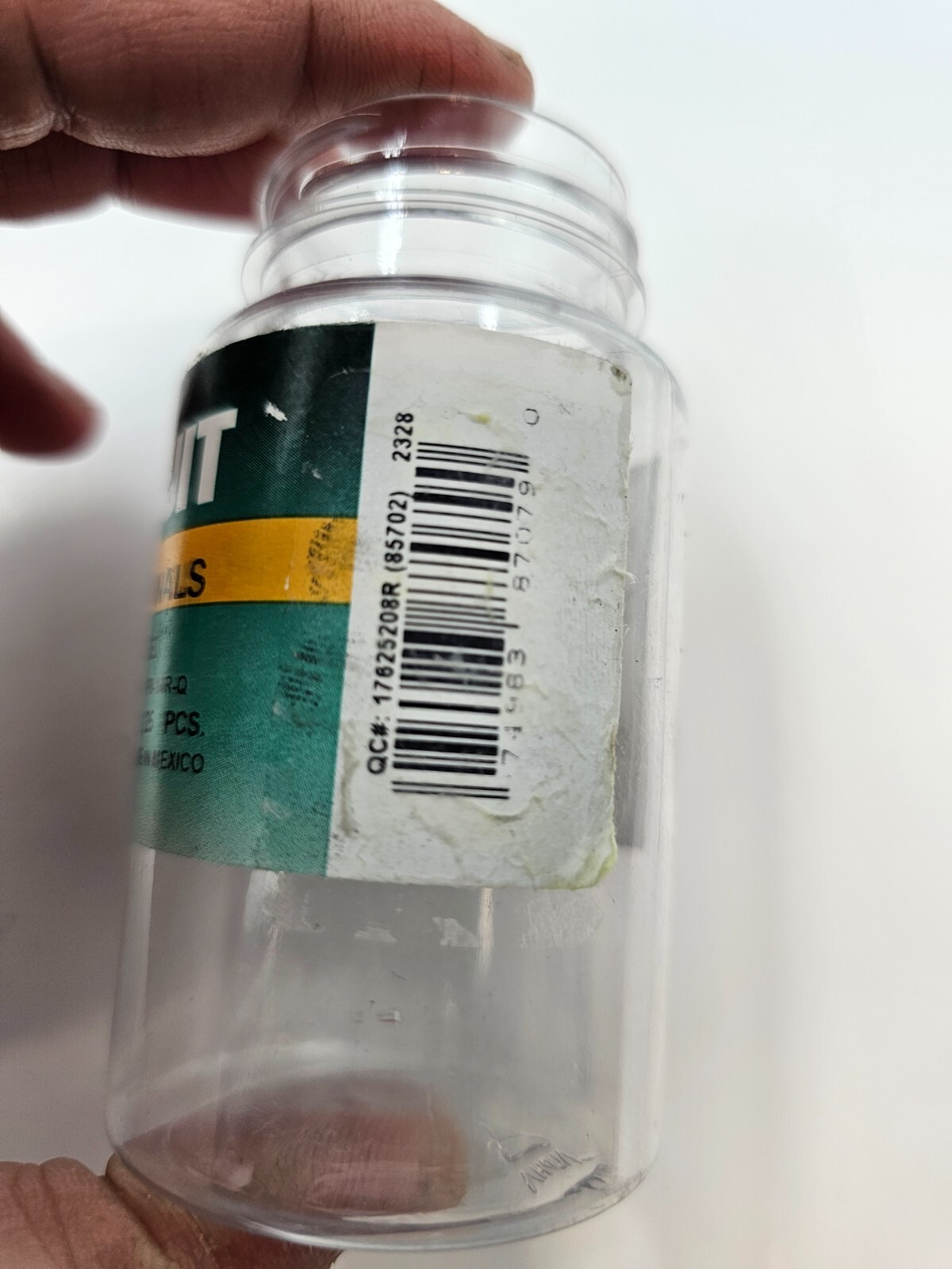 Bottle of 25 Panduit Ring Terminal P8-14R-Q Non-Insulated 1/4 Inch (M6)