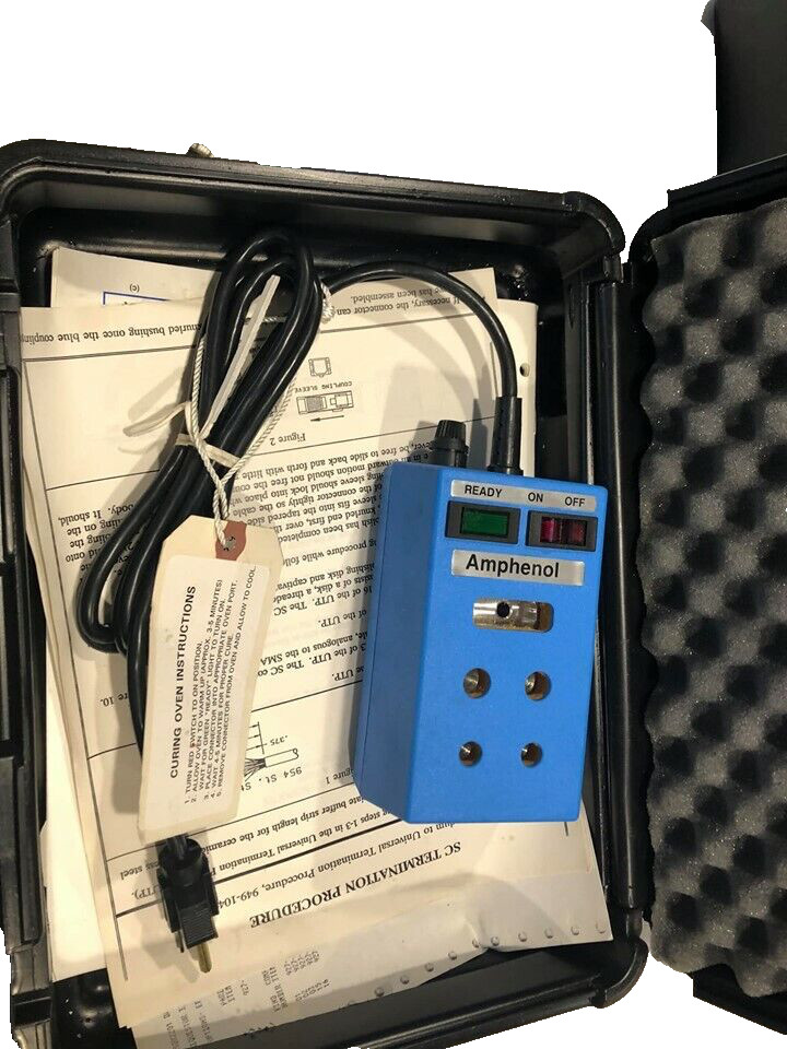 Amphenol Multi-port Curing Oven, Fiber Optics Products, Model 927-100-2084 W/CAS