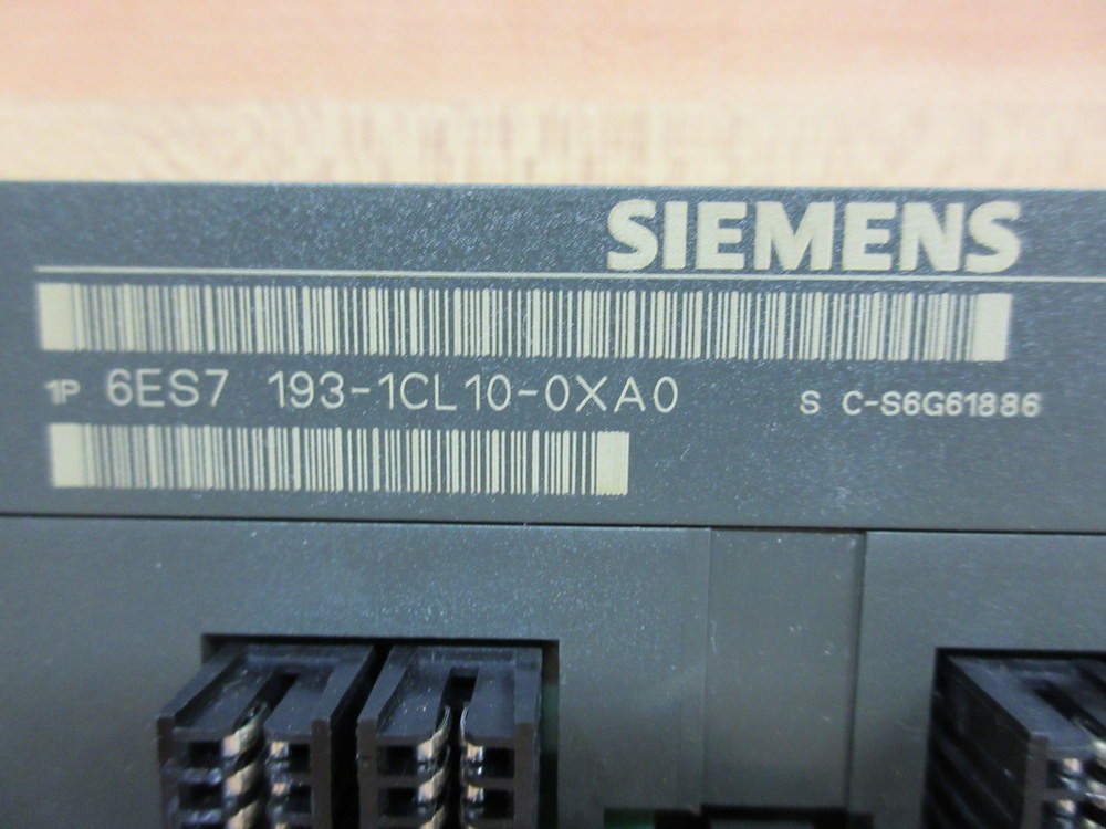 Siemens 6ES7 193-1CL10-0XA0 Terminal Block 6ES71931CL100XA0