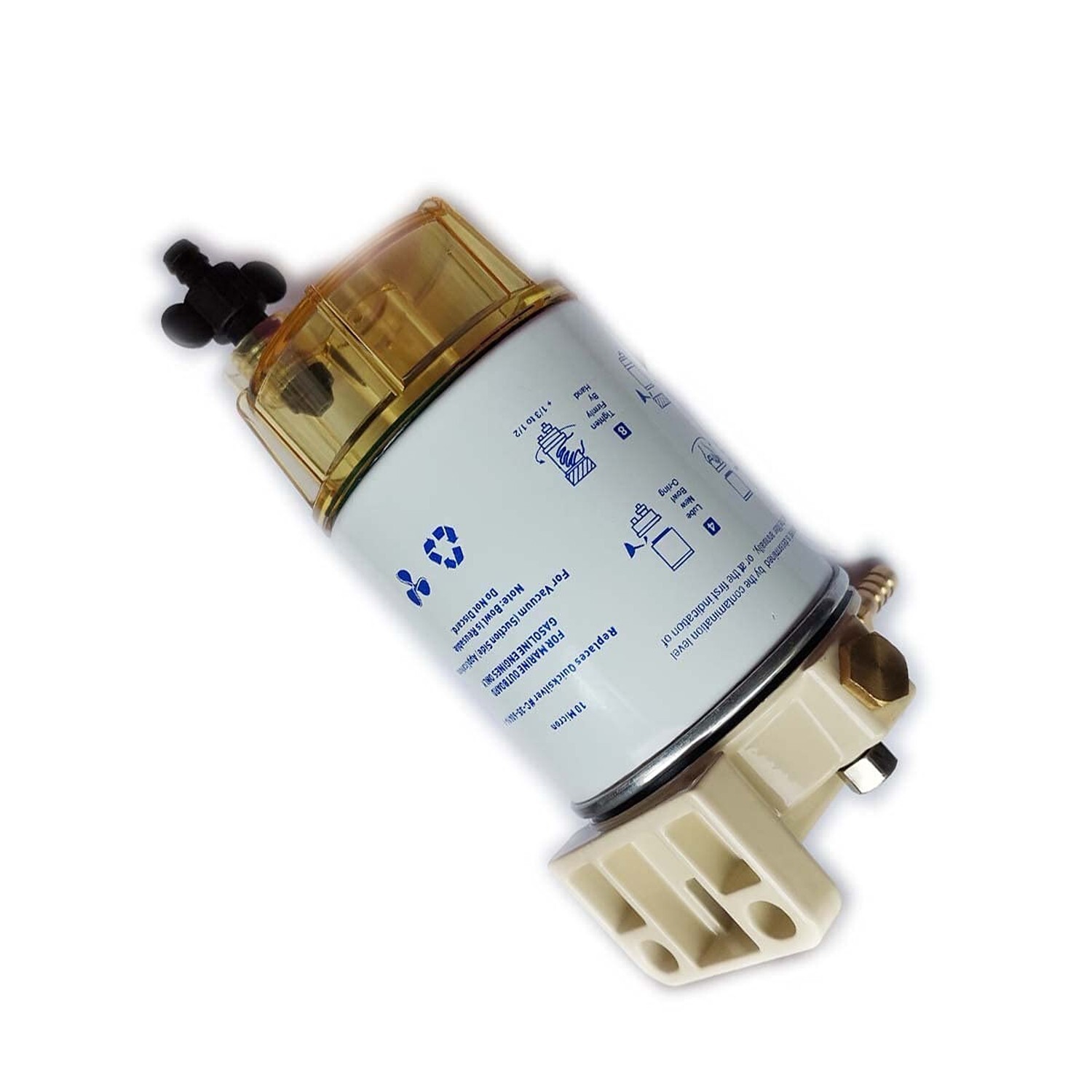 DEVMO S3227 Fuel Filter Water Separator Complete Durable 1/4”-18 NPTF Port C…
