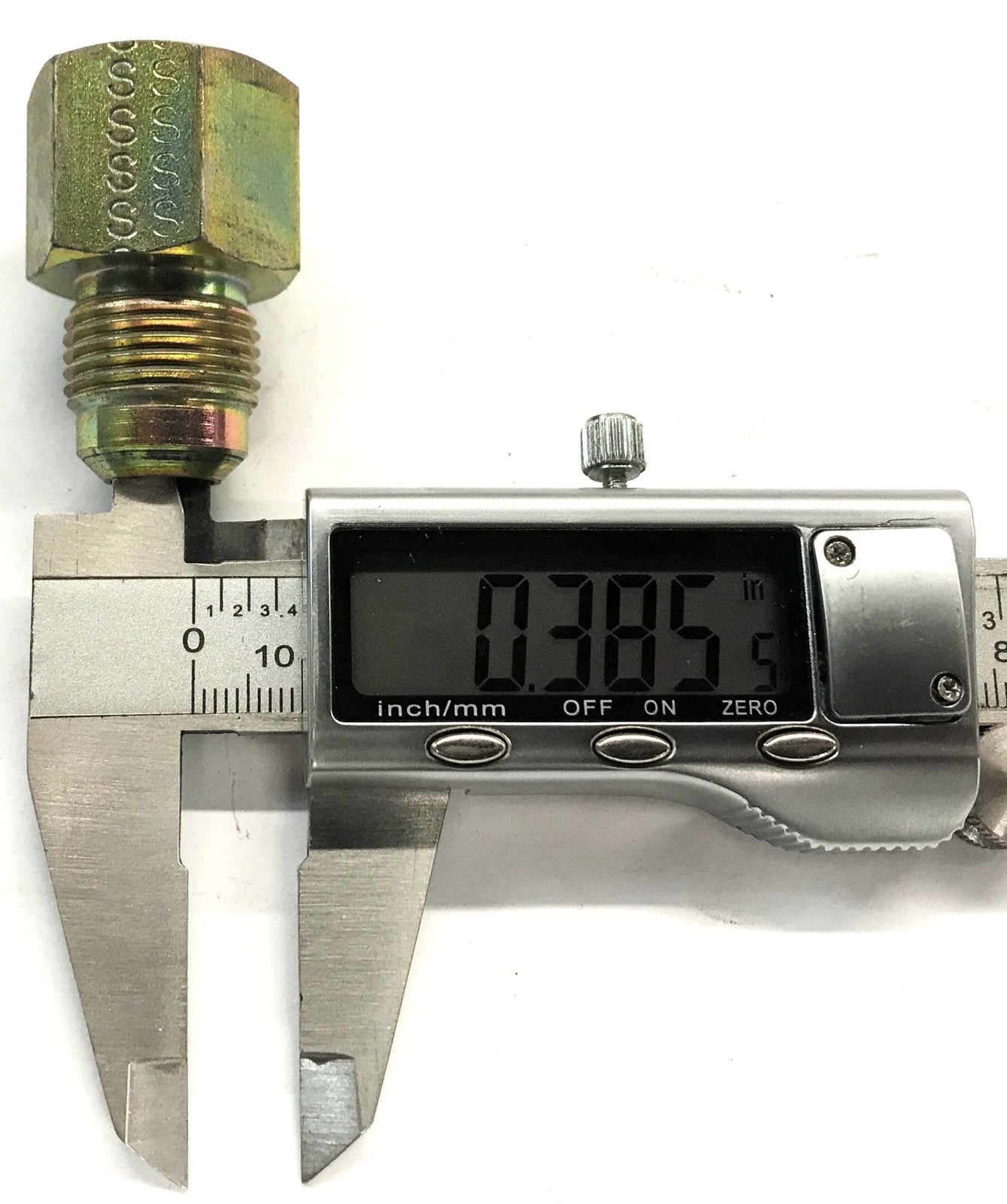 Unbranded Gas Line Fitting 3/8 x 7/10 [Lot Of 5] NOS