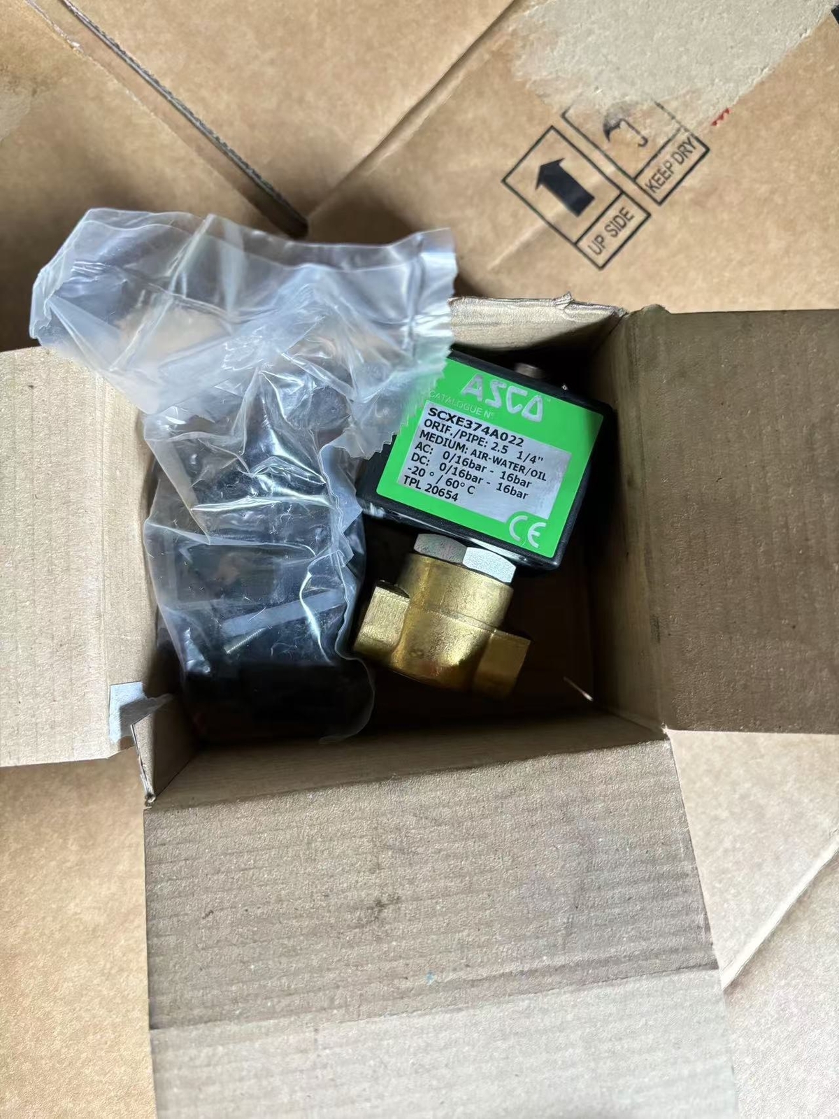 1P NEW ASCO Solenoid valve SCXE374A022 AC220V Accept counteroffer