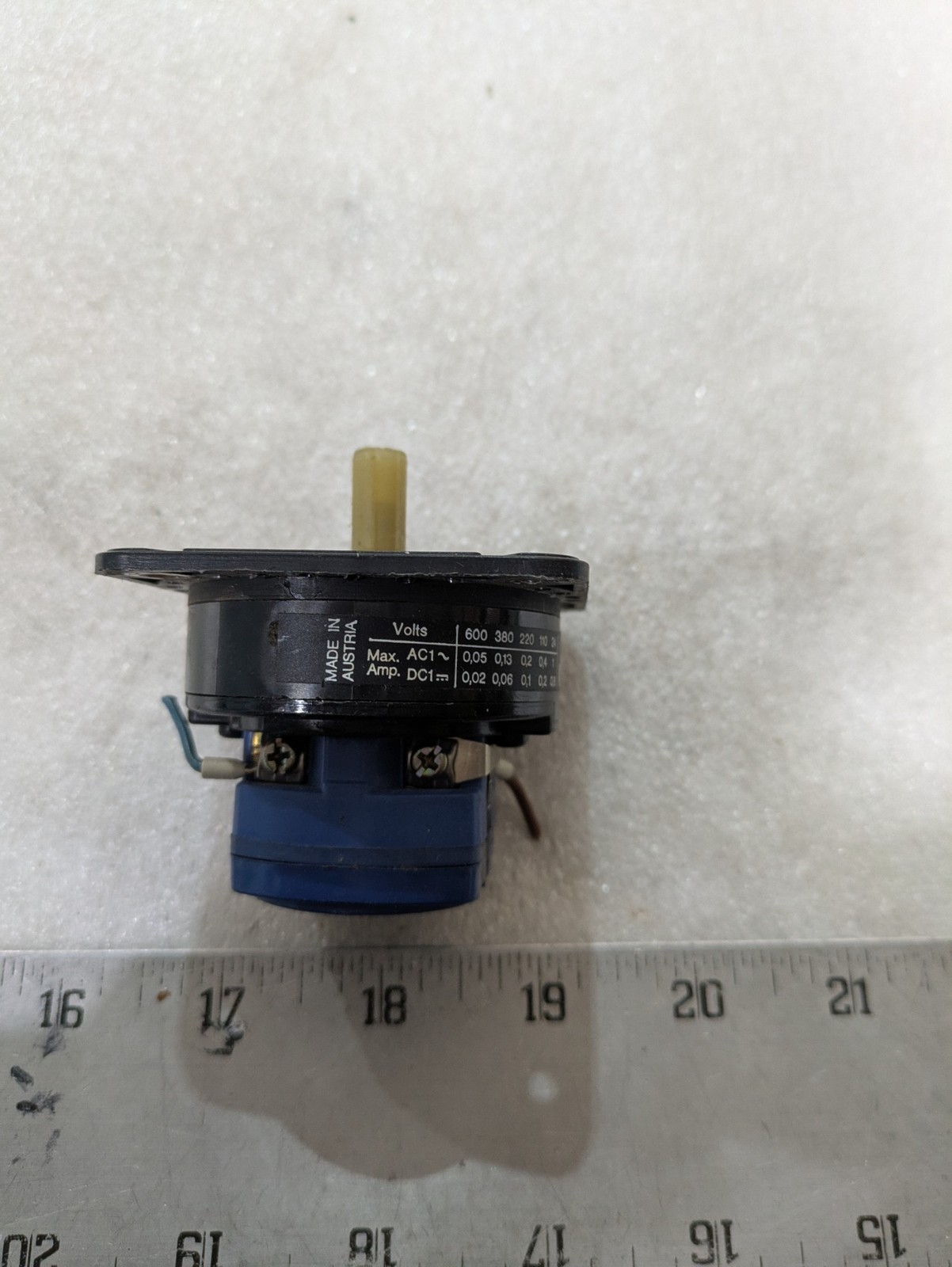 A220 Rotary Selector Cam Switch Panel Mount Industrial Electrical Component