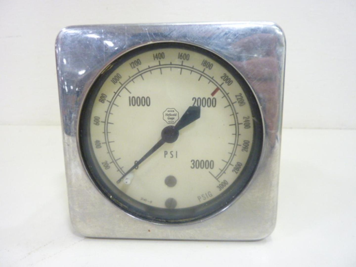 ACCO Pressure Gauge 3140-0 Used #45399