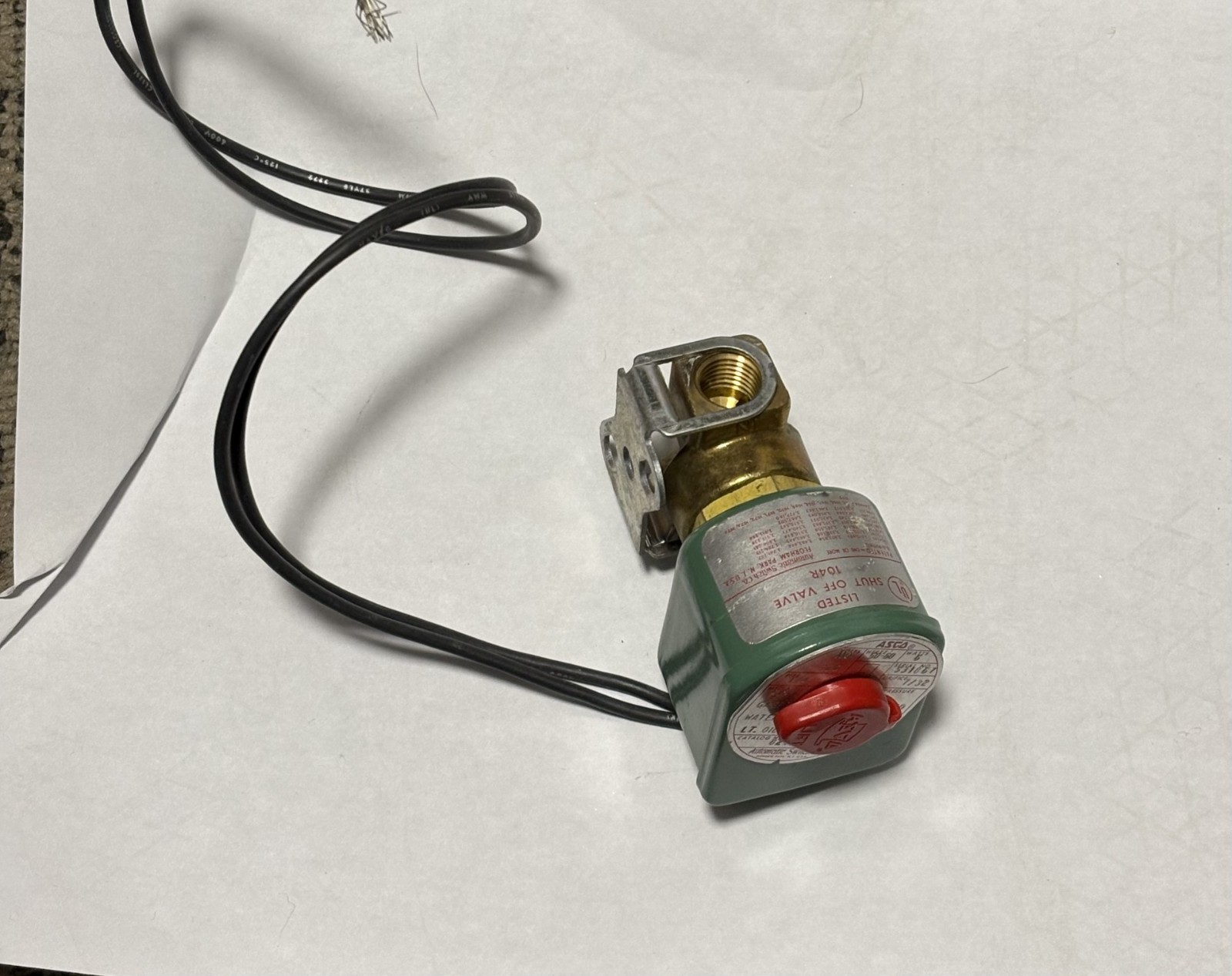 New ASCO Red-Hat Valves Solenoid Valve #8262C13