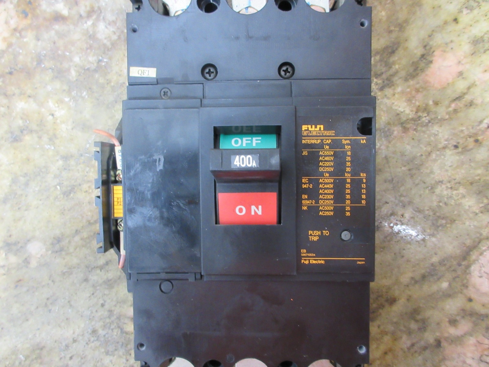 FUJI AUTO BREAKER EA403B 400 AMP 400 A CNC MILL LATHE