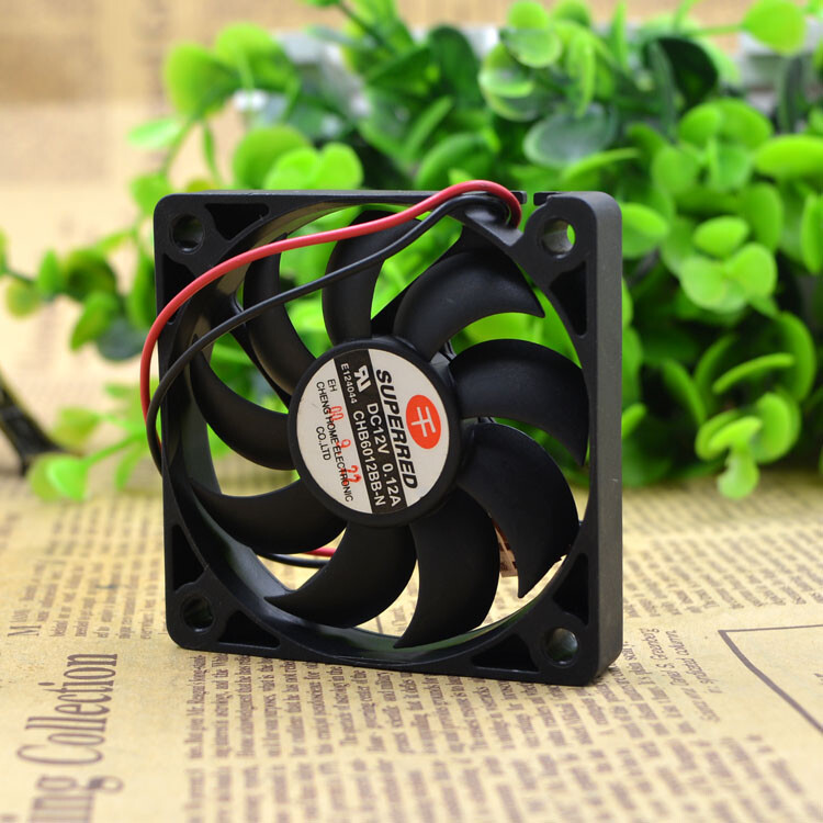 1PC NEW for SUPERRED 6010 CHB6012BB-N 12V 0.12A CPU6CM fan
