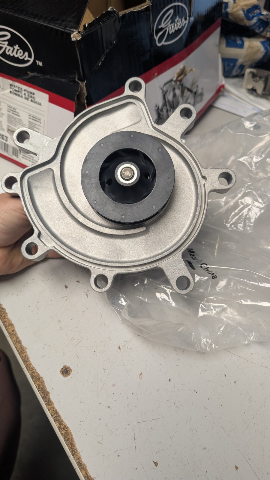 Gates 43263 Water Pump – will be shipped OUT of the original box
