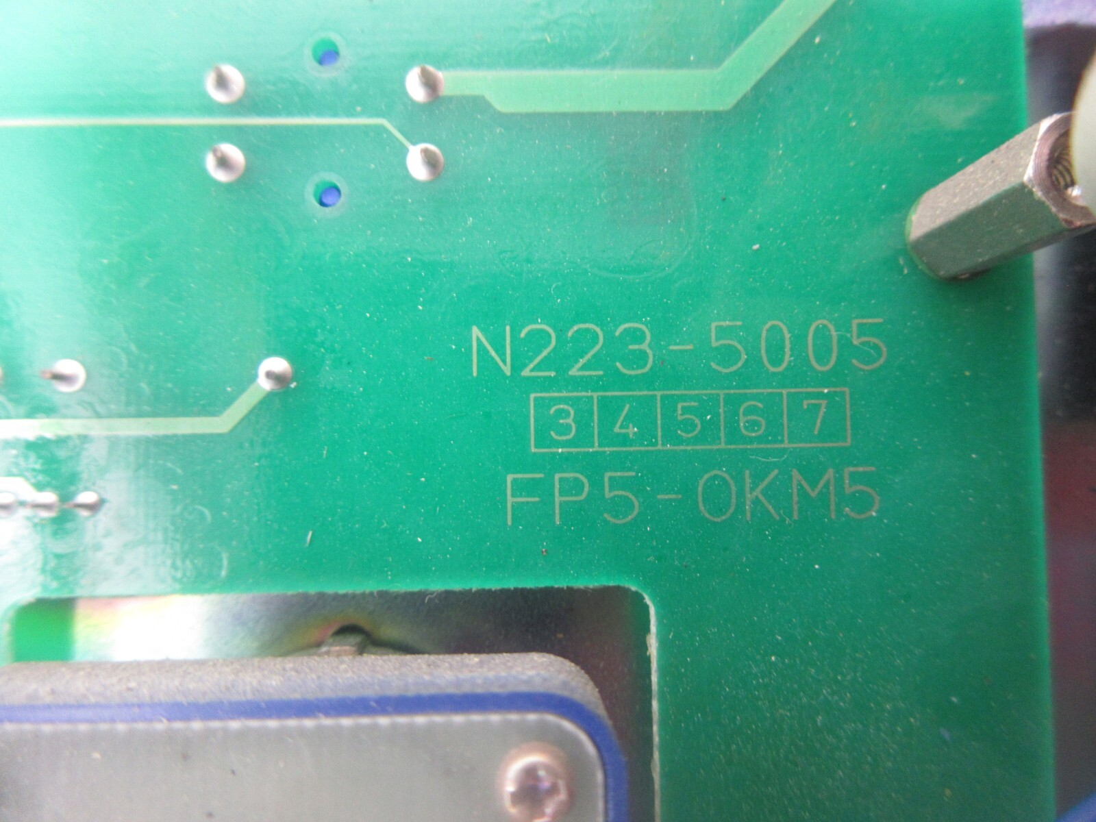 OKUMA OSP MACHINE PANEL 7000L-S E0105-566-0 55-3 N223-5005 FP5-0KM5 055-3
