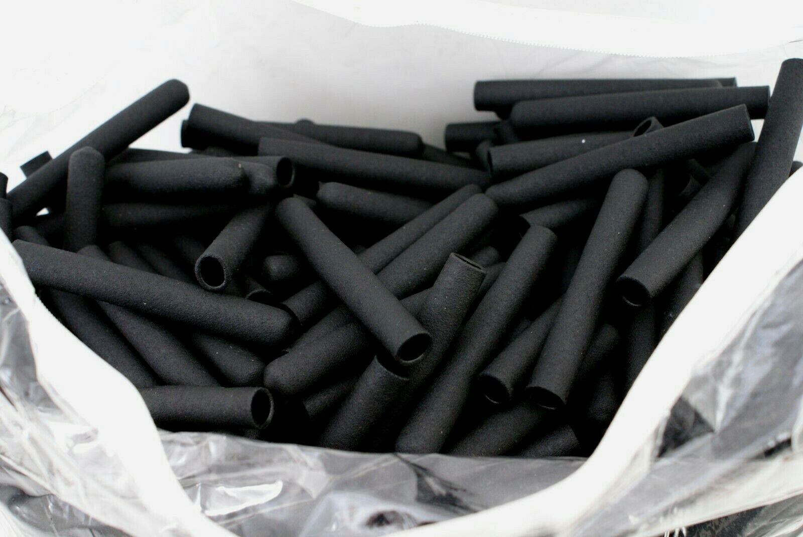 NEW SINCLAIR & RUSH EXTRUDED DENSE BLACK RUBBER GRIPS / HANDLES / CAPS – DOZENS