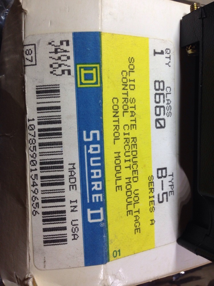 Square D 8660-B-5, 8660B5, 8660B-5 ShipSameDay W2/3 Days Shipping BOX “B”#1614B4