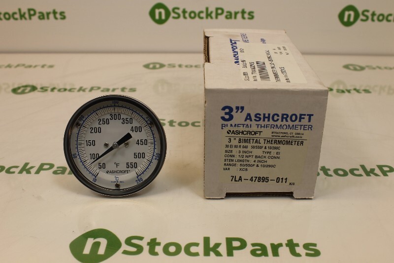 ASHCROFT 30 EI 60 R 040 50/550F&10/290C NSFB