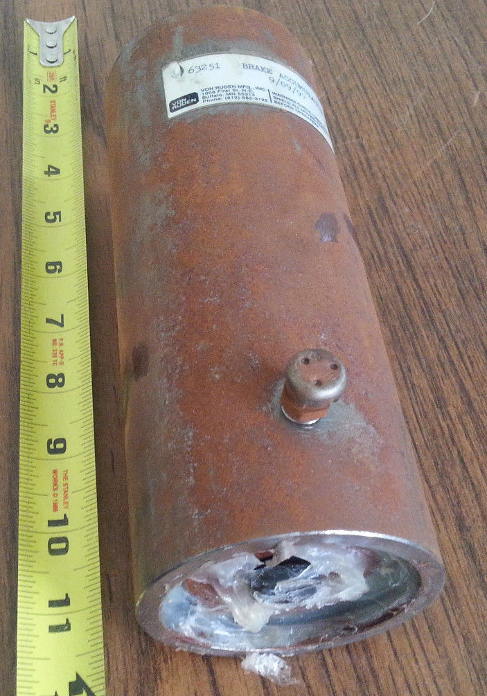 VON RUDEN HYDRAULIC BRAKE ACCUMULATOR 63251 PART NUMBER 2920-204-8897