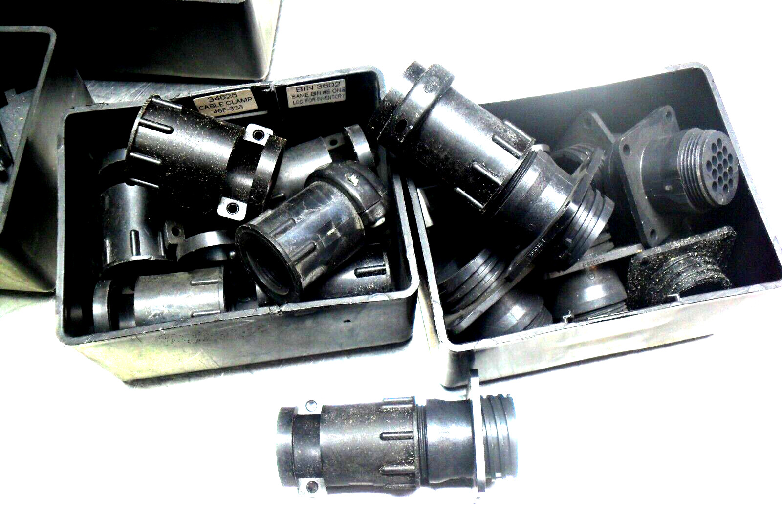 LOT SALE, Cable Clamps, Receptacle, Shell Clamps, Connector Plug, All you see.