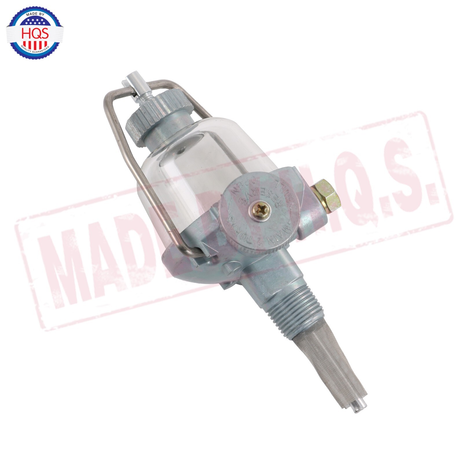 Gas Fuel Sediment Bowl For Ford NAA Jubilee 2N 8N 9N NAA9155 2N9155B w/ Shut Off