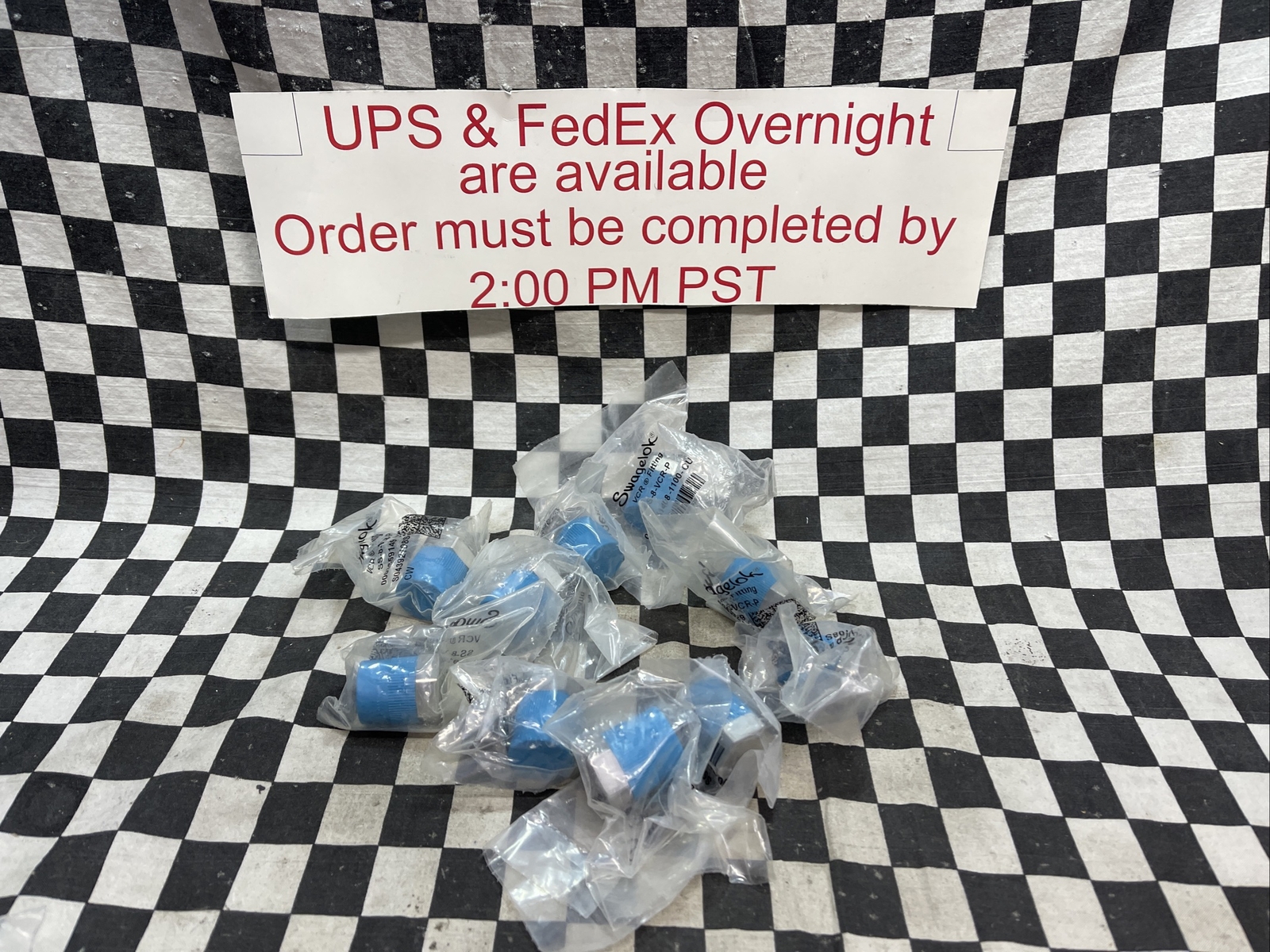 SWAGELOK SS-8-VCR-P, SS8VCRP, PLUG 1/2″ VCR, LOT OF 10, SHIPSAMEDAY#1607Q18