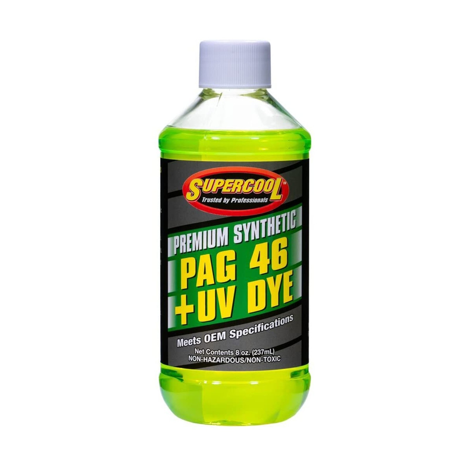 TSI Supercool A/C Comp Lube, UV Dye, 8 Oz, Flsh PNT 442 F, red/Yellow Tint (P…