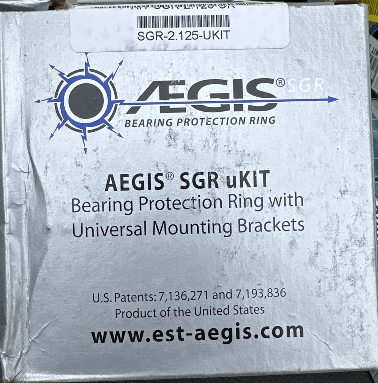 Aegis Kit Sgr-2.125-Uk Bearing Protection Ring Dia. 2 1/8 In sgr-2.125 Dented 📦