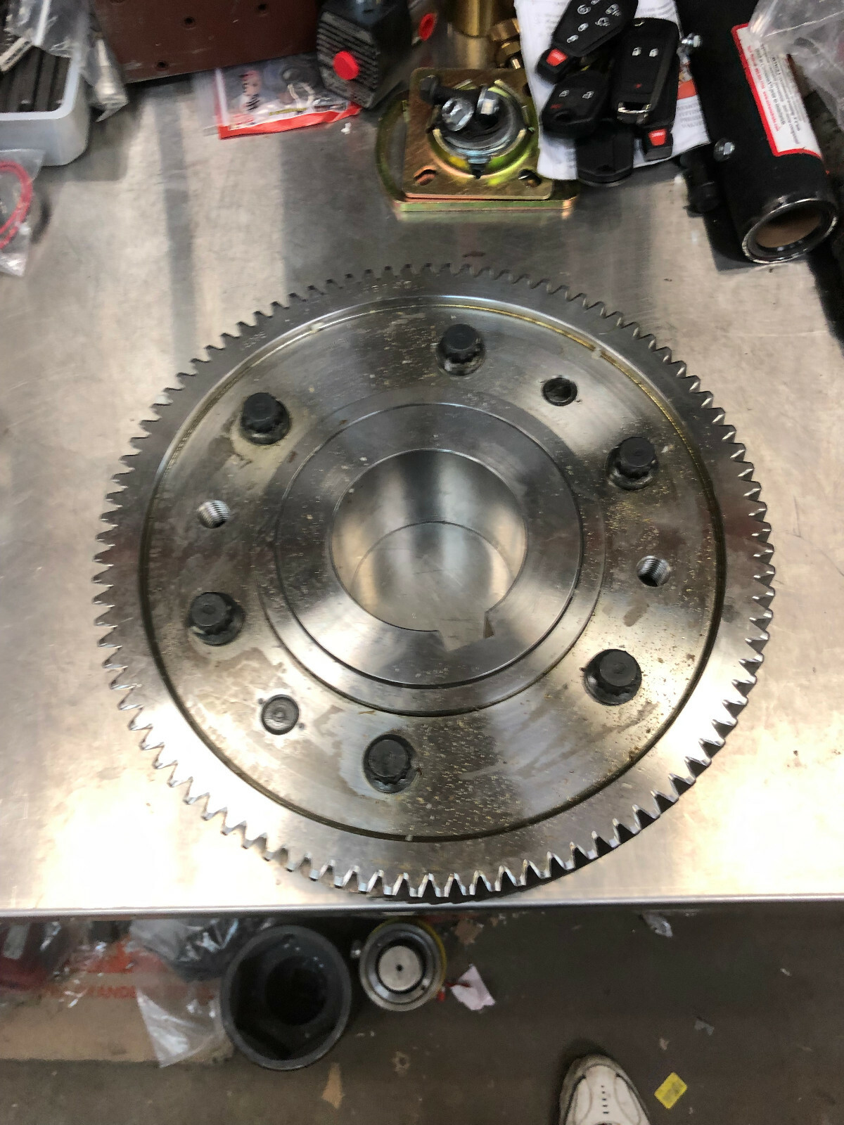 Tuthill Vac Blower Gear 93 Tooth 2-1/2″ Width 12-1/4″ Dia 3-1/2″ Bore