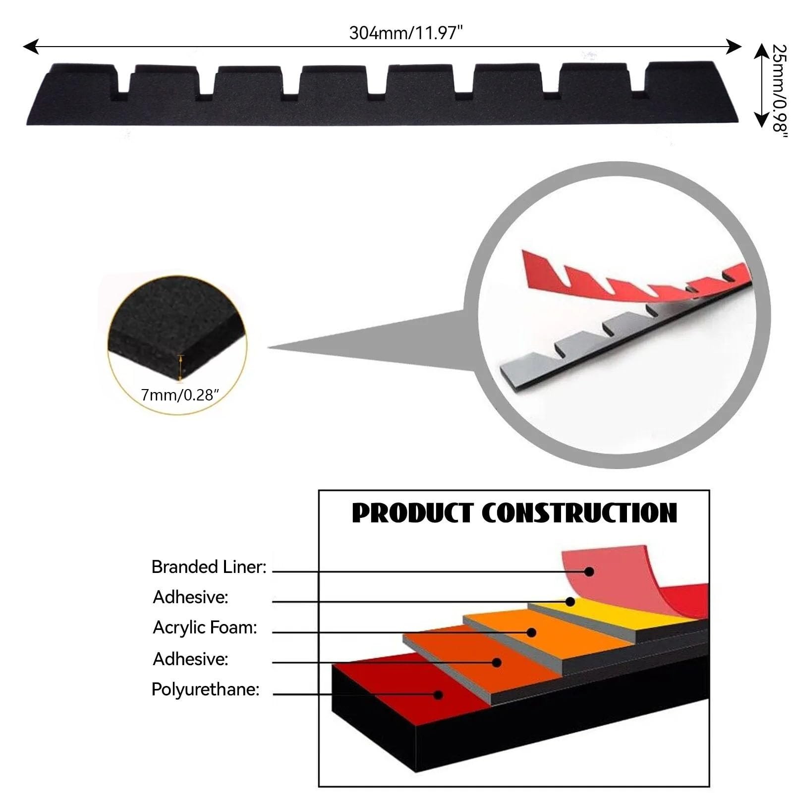 Universal Front Bumper Scrape Guard Skid Plate Protection for Lowered Cars, P…