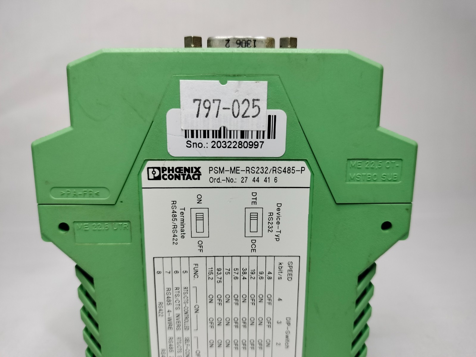 Phoenix Contact PSM-ME-RS232/RS485-P 2744416 Relay Made in Germany