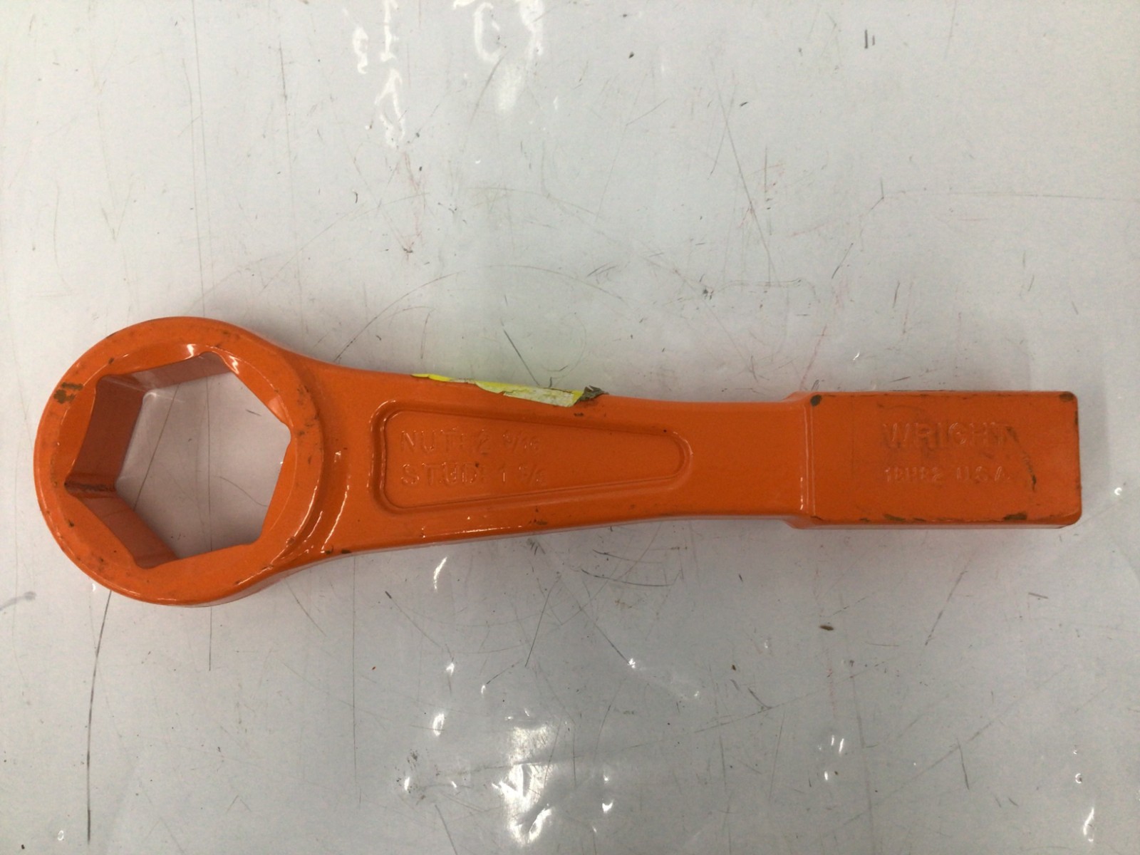 Wright 18H82 2 9/16 6-Point Safety Orange Striking Wrench