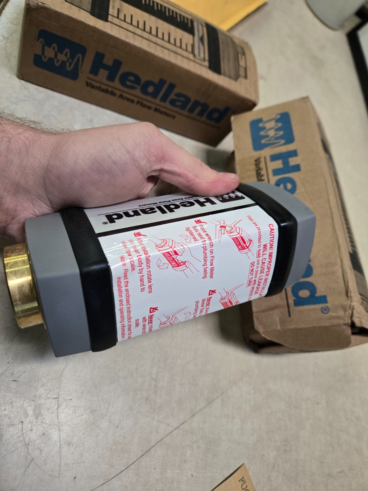 Hedland H705B-005 Flow Rate Hydraulic Flow Meter Hydraulic, 12, SAE NOB