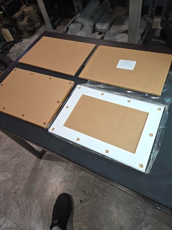 LEXAN 1310635 SIGHT GLASS KIT + GASKET DRACO 24SH 8-15/16″ X 12-15/16″ NEW $199