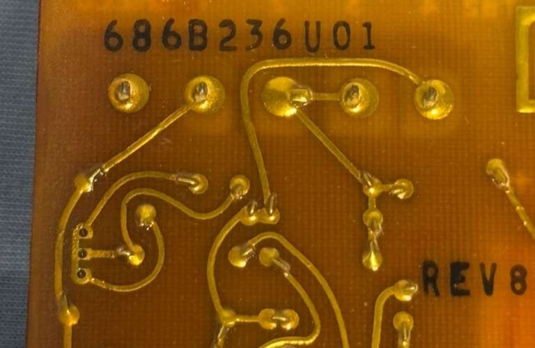 Chlorine Detector Electronic PCB Circuit Board Part 686B236U01