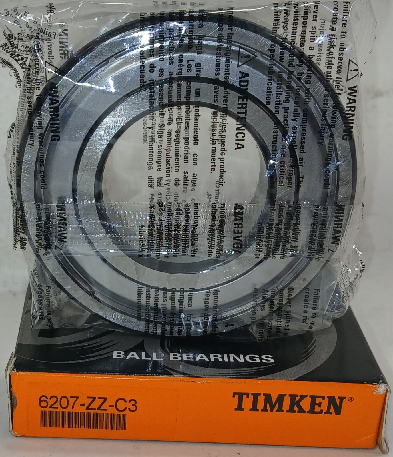 1 NEW TIMKEN 6207-ZZ-C3 35X72X17MM DEEP GROOVE BALL BEARING NIB ***MAKE OFFER***