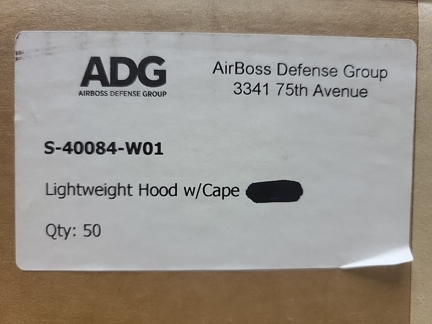 50 Pack Tychem AirBoss S-40084-W01 PAPR Hood W/ Cape FlexAir PAPR System Yellow