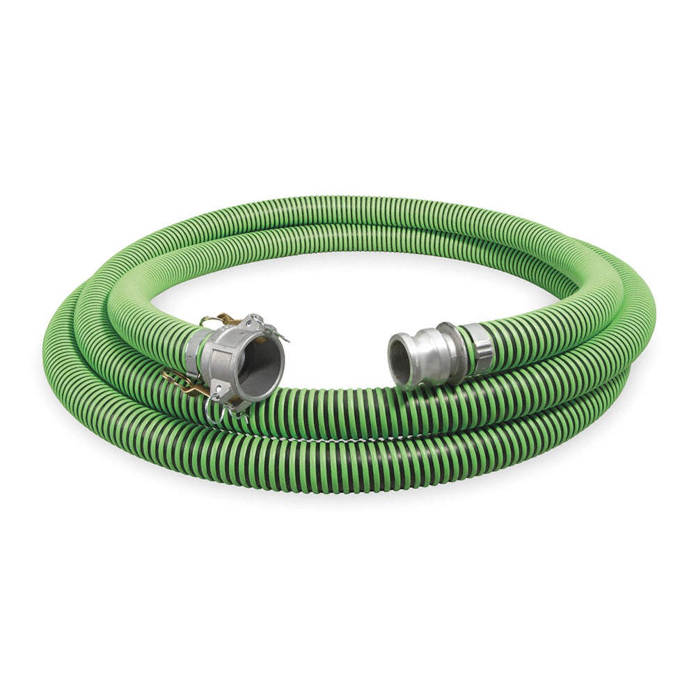 CONTINENTAL Water Hose,1-1/2″ ID x 15 ft.,Green 55CF93