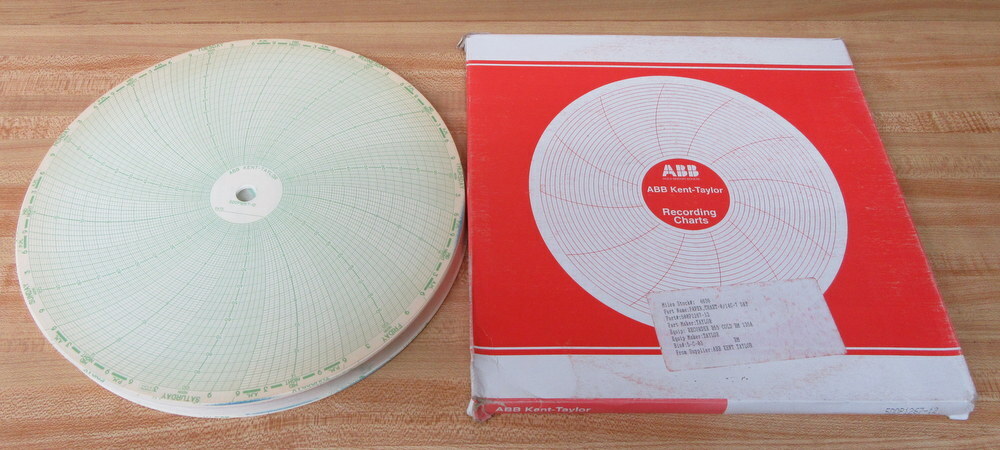 Asea Brown Boveri 500P1267-12 Recording Chart 500P126712 (Pack of 100)