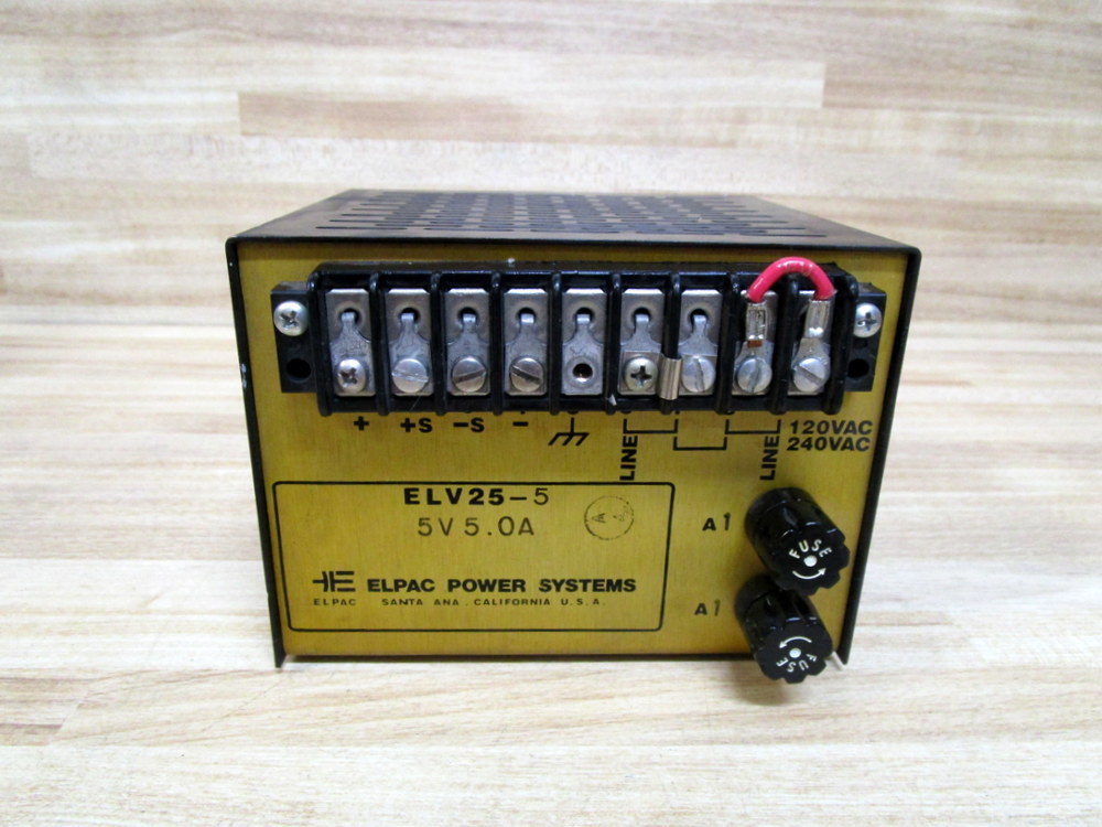 Elpac ELV25-5 Power Supply Missing Terminal Screw