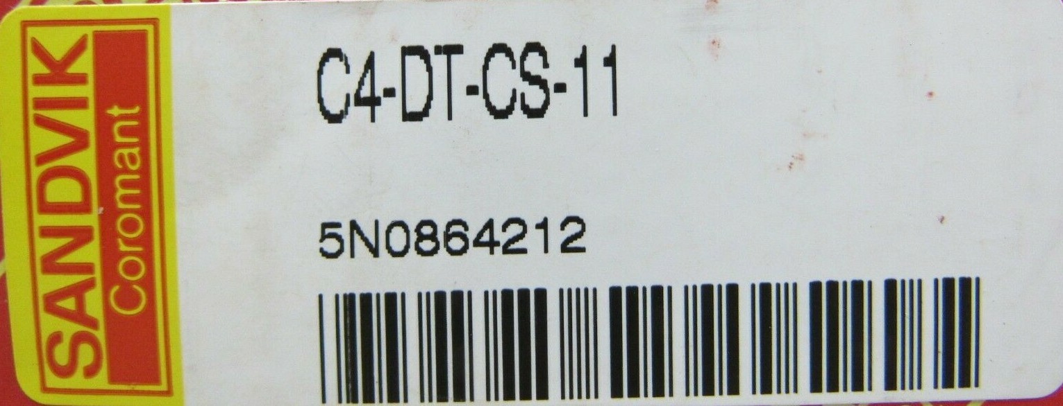NEW SANDVIK Z07-26800-00 COROMANT CAPT MILLIN M-TOOL-P 5461-100-111 C4-DT-CS-11
