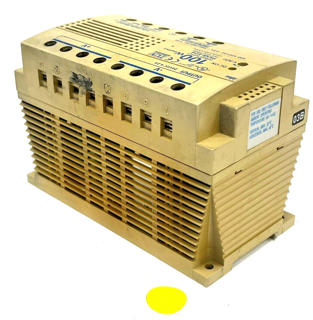 IDEC PS5R-E24 AC/DC POWER SUPPLY SINGLE OUTPUT 100 W 50/60 HZ OAL 5-3/4″