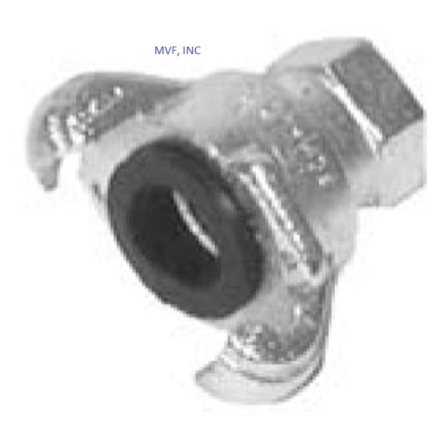 1/2″ Female NPT Universal Crowfoot Coupling Chicago Fitting Plated Iron SFF050
