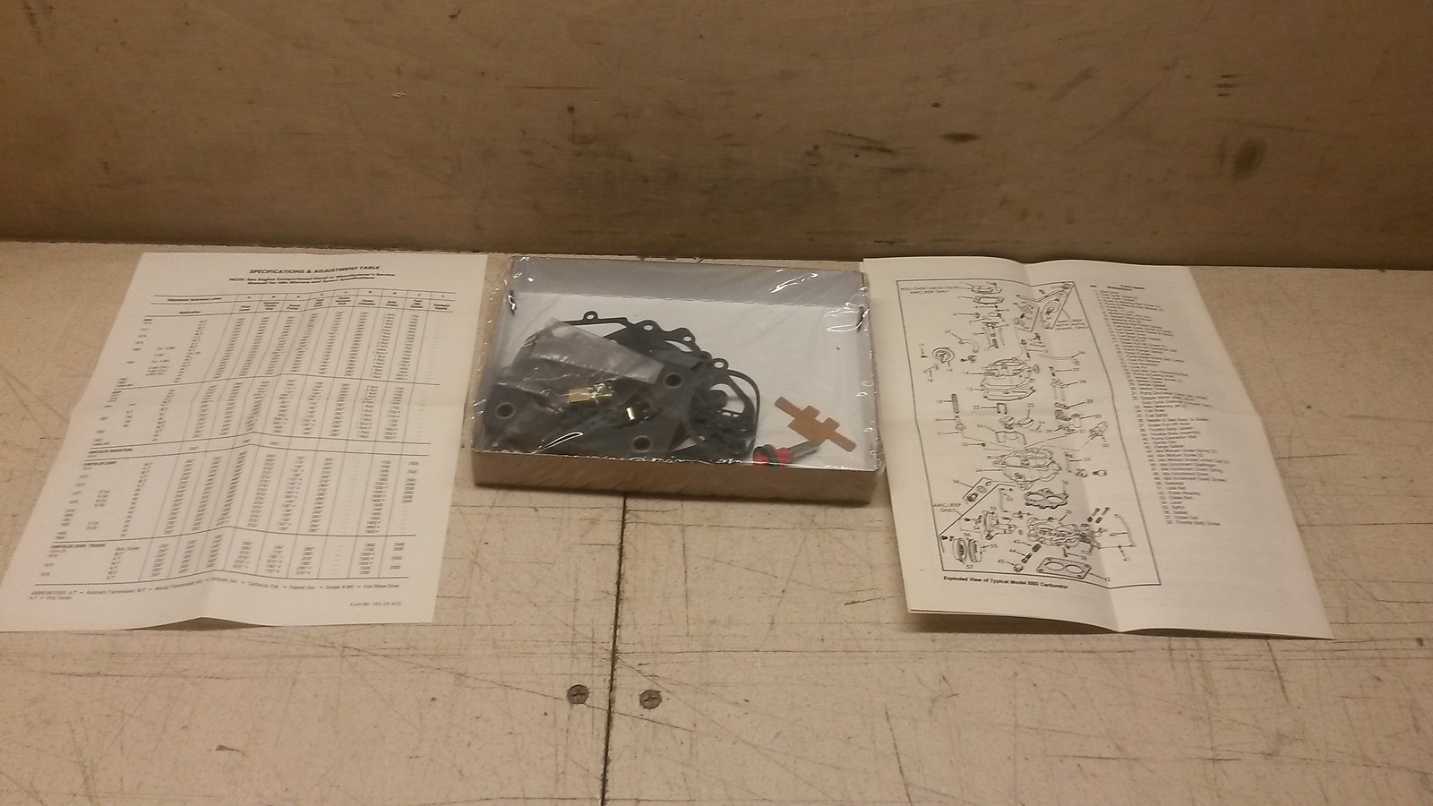 NOS Lift Carburetor Rebuild Parts Kit 2-5615 Mopar 4049320 4271962
