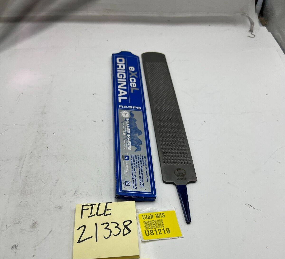 Heller eXceL Original Hoof Rasp 9 Teeth Per Row
