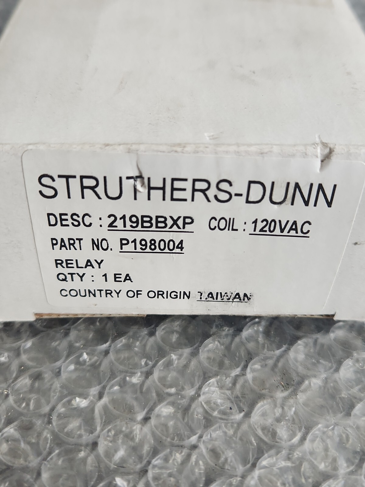 🆕️ *IN BOX* Struthers-Dunn 219BBXP 120VAC Control Relay ⚡️🇺🇸 SHIP+WARRANTY