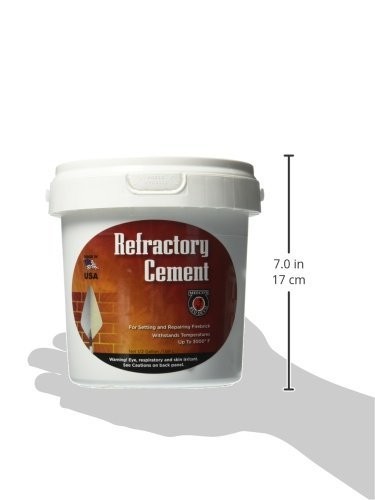Meeco’s Red Devil 610 Refractory Cement – Indoor Use Only