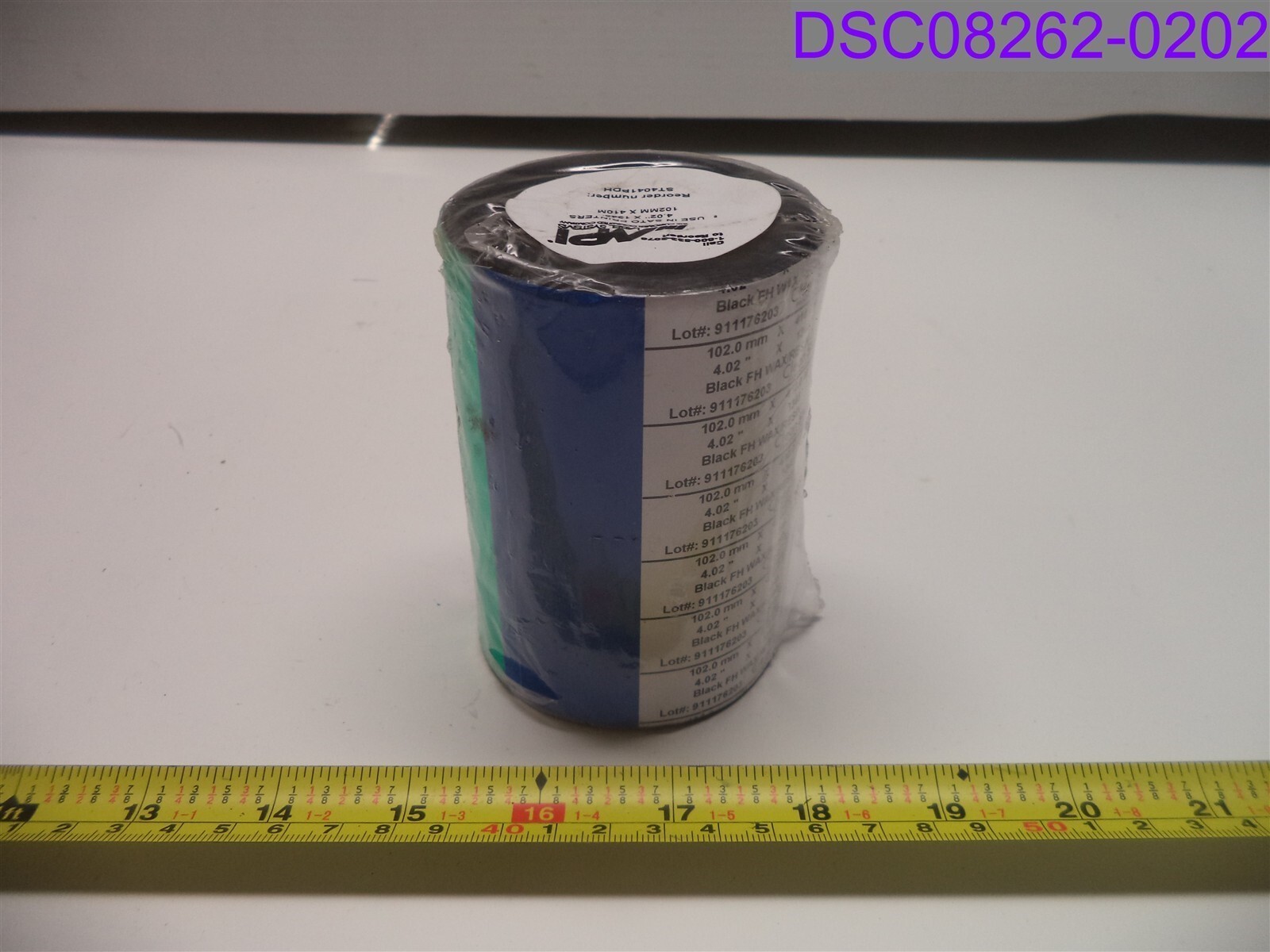 Clean Start Black FH Wax/Resin 102mm x 410m Printhead Cleaner Ribbon