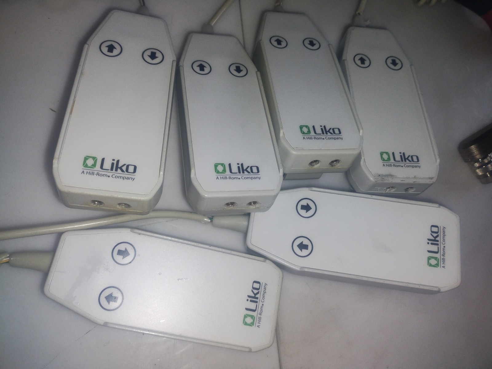 LiKO Hill-rom 3126034 Roll Overhead Hoist 2 Button Hand Control. Lot Of Six