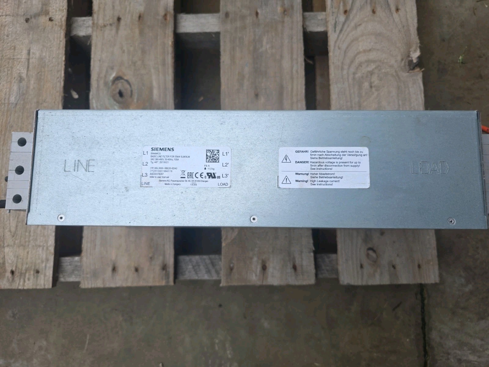 Siemens Sinamics Basic Line Filter 6SL300-0BE25-5DAO