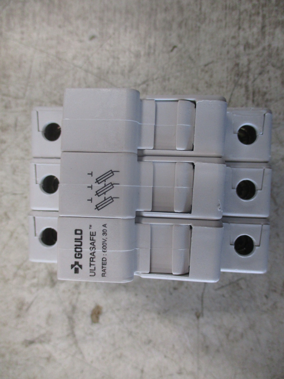 Gould Ultrasafe Fuseholder USM3 30A 600V 3P Used