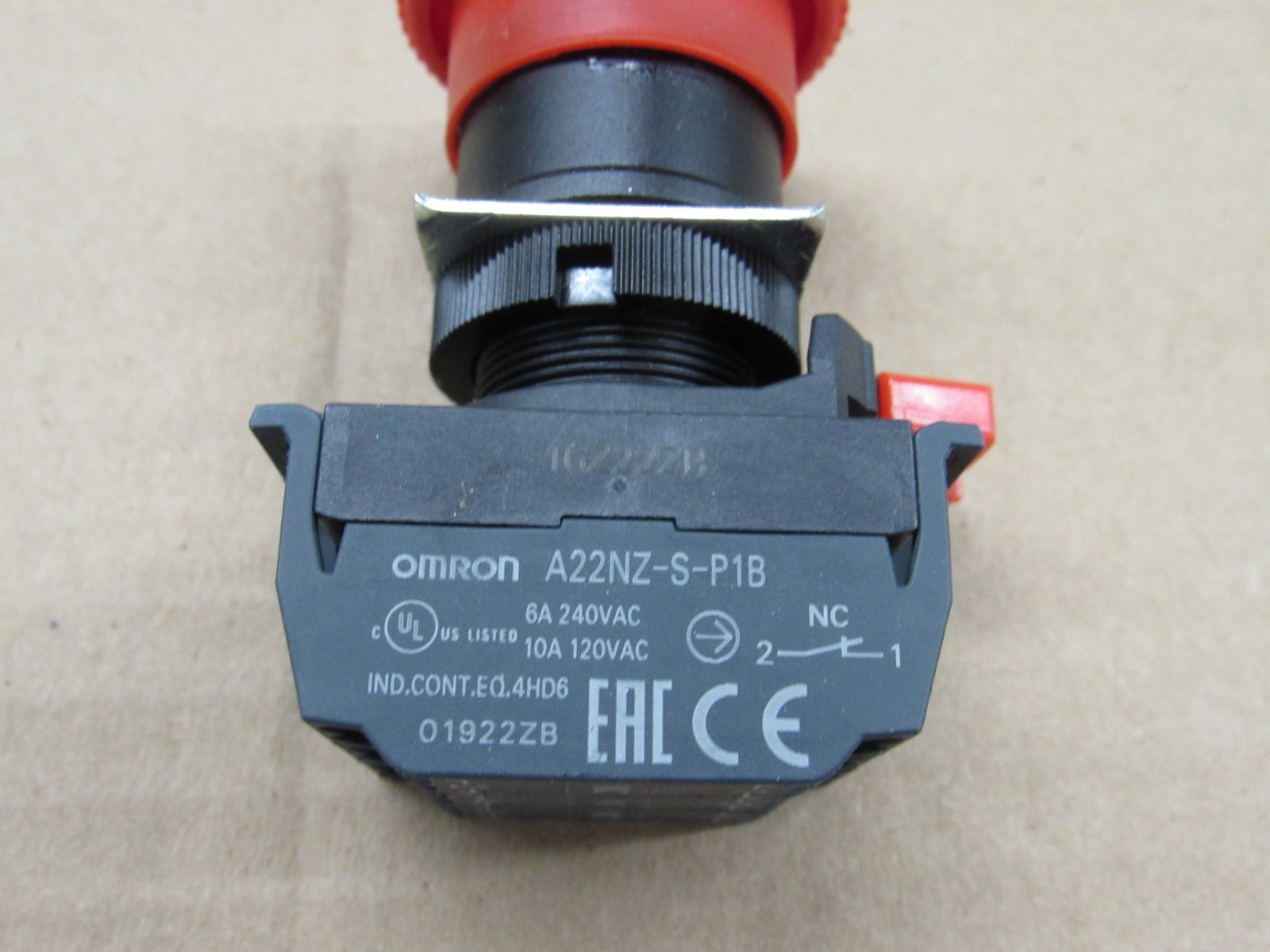 5 pcs Omron A22NE-M-P212-N emergency stop push button assembly e stop A22N